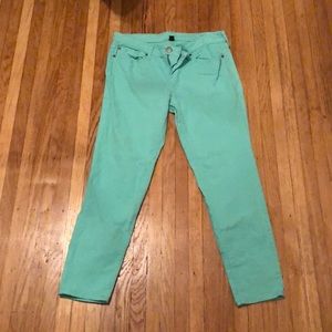 Teal Gap jeans